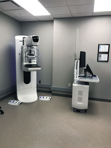 <b>Diagnostic image services at the Keokuk Clinic include 3D mammography.</b> (CANCO photo)